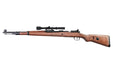 Double Bell 98K Bolt Action Shell Ejecting Rifle (Real Wood Ver./ With Scope Set)