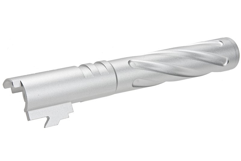 5KU Aluminum Tornado Outer Barrel For Marui Hi Capa 5.1 GBB (Silver)