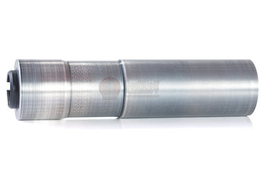 Asura Dynamics DTK-4 Silencer w/ Extended Inner Barrel for AK AEG / GBB (Silver)