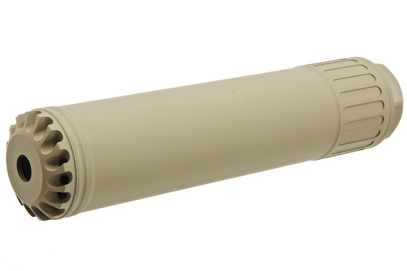 Angry Gun Tornado Dummy Silencer w/ Flash Hider for MK 16 URGI M4 Series Airsoft (FDE/ 14mm CCW)