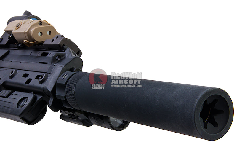Angry Gun MP7 QD Suppressor With ACETECH AT2000R Tracer For Marui MP7 Airsoft Rifle