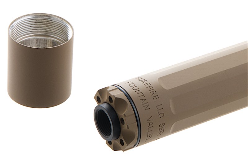 ARCHWICK Custom SF 9M-TI Suppressor (14mm/ 16mm, Tan Cerakote)