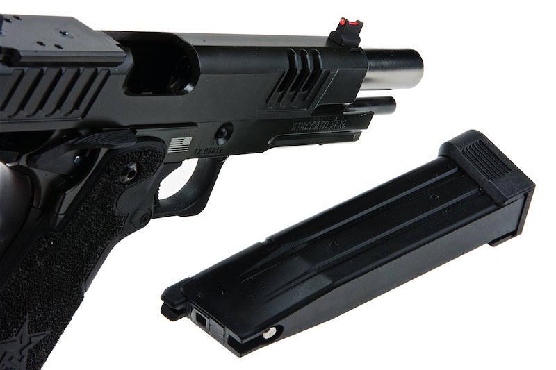 Army Armament Staccato XL 2011 R613 RMR GBB Pistol (Star Strippling Grip Ver.)