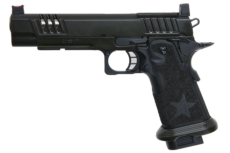 Army Armament Staccato XL 2011 R613 RMR GBB Pistol (Star Strippling Grip Ver.)