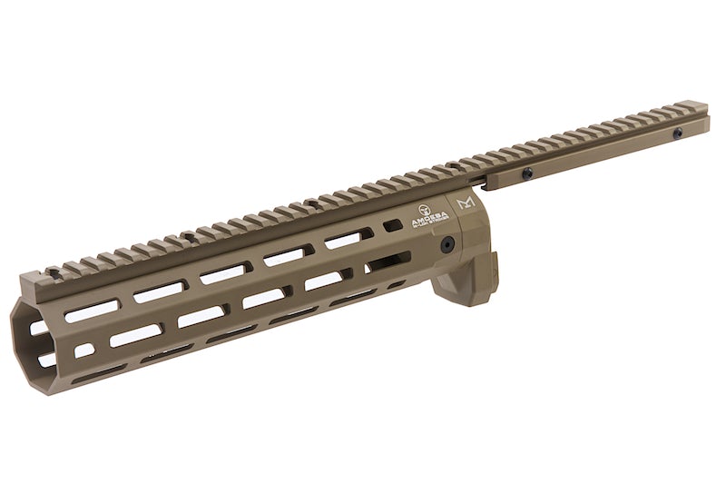 ARES Amoeba CNC M-Lok Handguard for Amoeba STRIKER Series (Dark Earth)