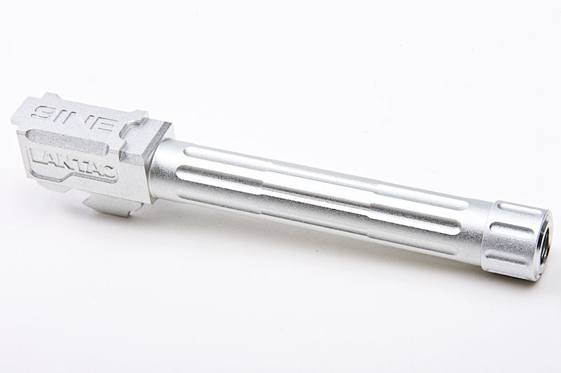 EA 9INE 14mm CCW Threaded Barrel for Marui G17 GBB Series Pistol (Silver)