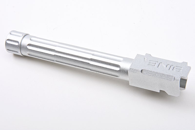 EA 9INE 14mm CCW Threaded Barrel for Marui G17 GBB Series Pistol (Silver)