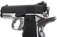 Armorer Works NE10 Series 1911 Officer Size GBB Pistol (Black Slide / Silver Frame)