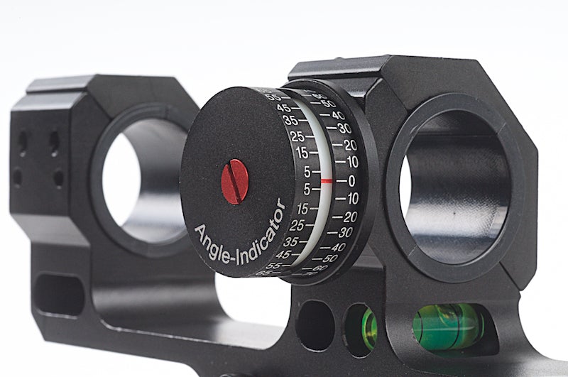 Blackcat Airsoft 25/30mm Dual Scope Mount with Angle Indicator