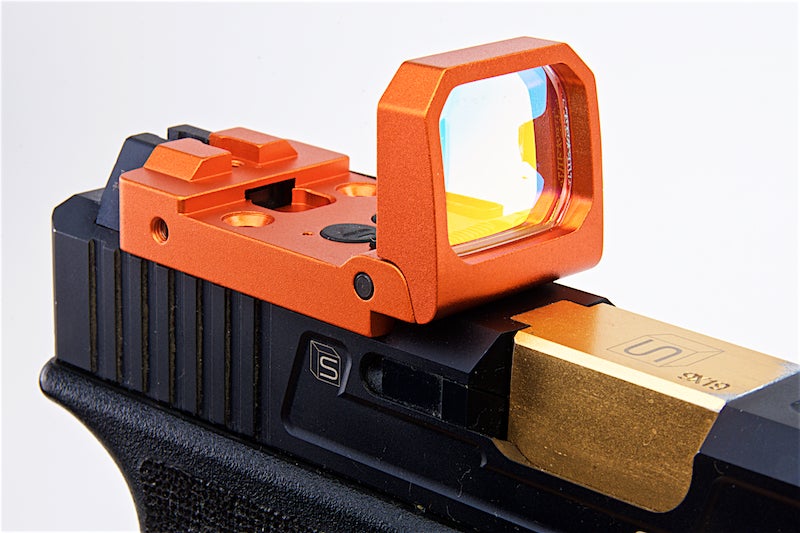 Blackcat Airsoft Folding Red Dot Sight (Orange)