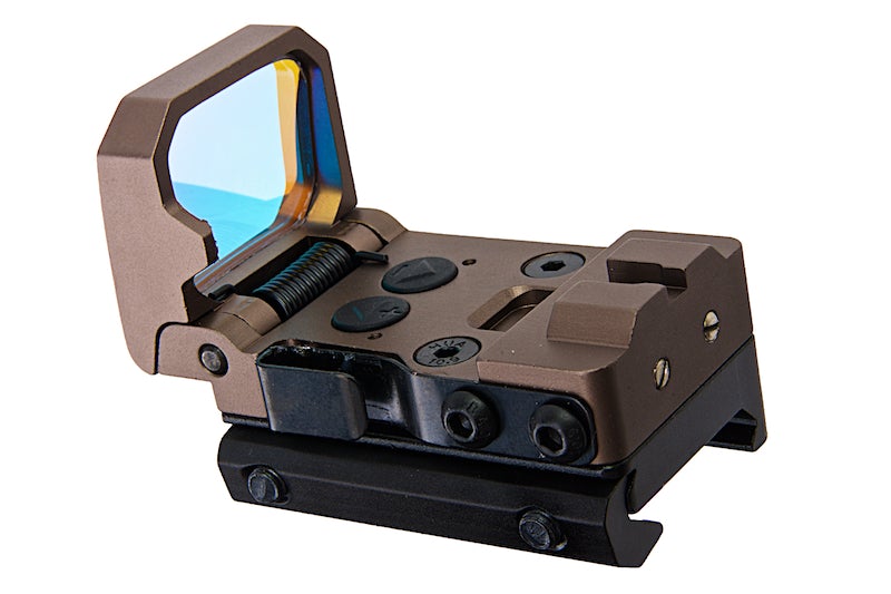 Blackcat Airsoft Folding Red Dot Sight (Tan)