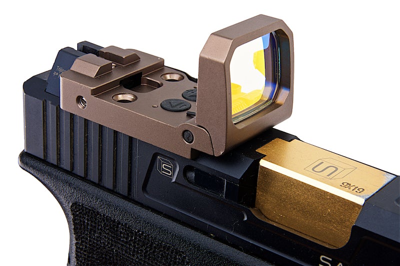 Blackcat Airsoft Folding Red Dot Sight (Tan)