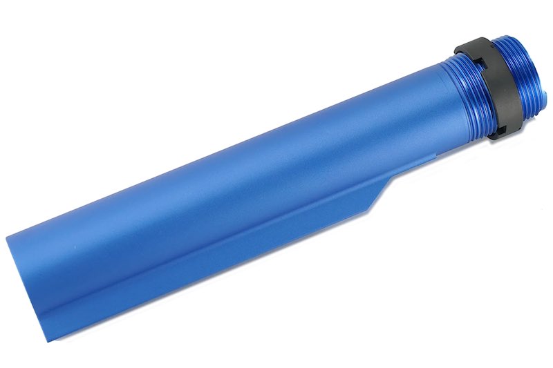 BJ TAC M4 6 Position Buffer Tube For Tokyo Marui MWS M4 GBB Airsoft Rifle (Blue)