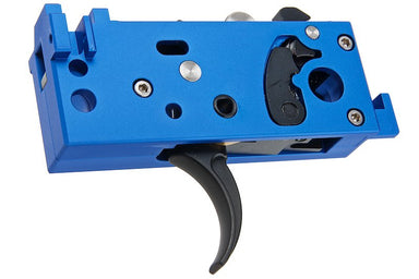 BJ TAC CNC Aluminum Adjustable Complete Trigger Box For Tokyo Marui MWS GBB Airsoft Guns (Blue)