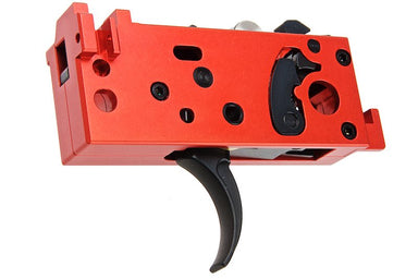 BJ TAC CNC Aluminum Adjustable Complete Trigger Box For Tokyo Marui MWS GBB Airsoft Guns (Orange)