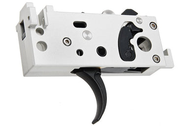 BJ TAC CNC Aluminum Adjustable Complete Trigger Box For Tokyo Marui MWS GBB Airsoft Guns (Silver)