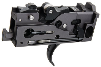 BJ TAC CNC Aluminum Adjustable Complete Trigger Box For Tokyo Marui MWS GBB Airsoft Guns (Grey)