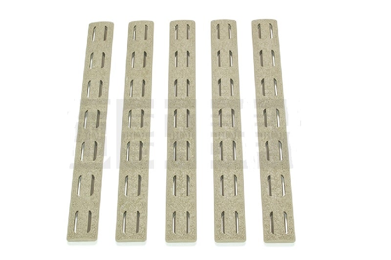 PTS BCM M-Lok Rail Panel Kit (5.5 inc / 5 Pack/ Dark Earth)