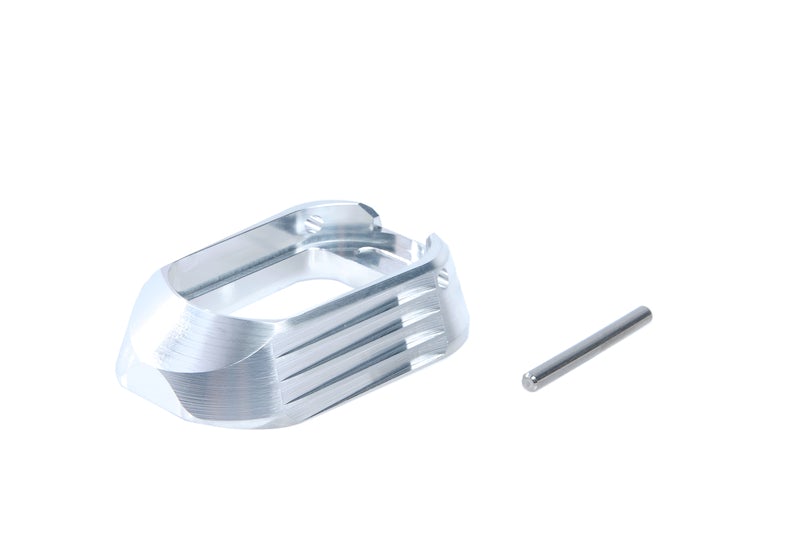 COWCOW Technology Aluminum CNC Match Grade T01 Magwell for Marui Hi-Capa Series GBB Pistol (Silver)