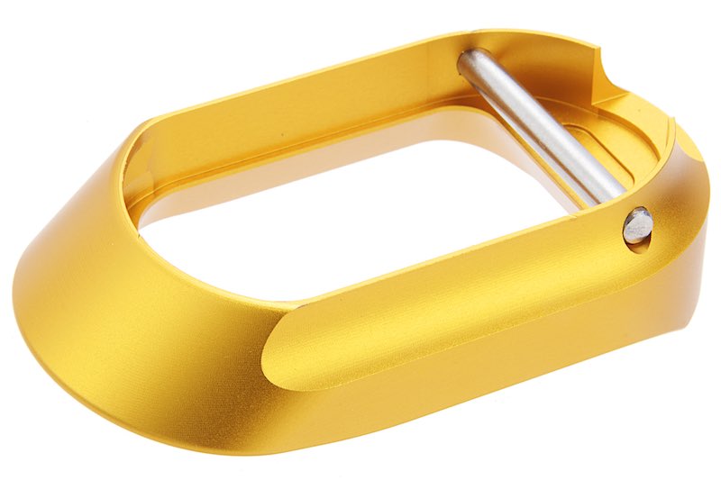 COWCOW Technology Aluminum CNC High Heel Magwell for Marui Hi-Capa GBB (Gold)