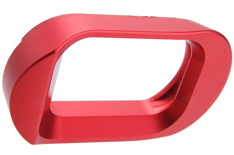 COWCOW Technology Aluminum CNC High Heel Magwell for Marui Hi-Capa GBB (Red)