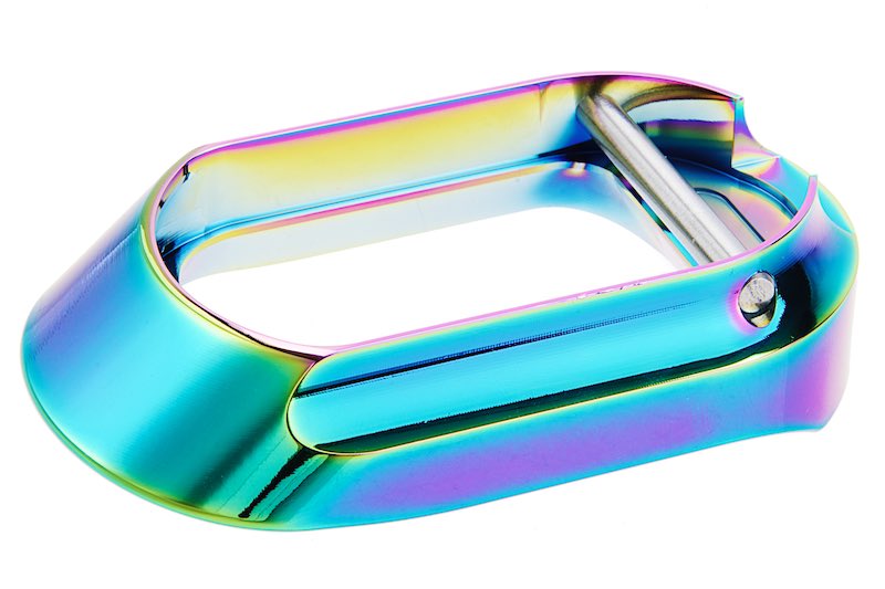 COWCOW Technology Aluminum CNC High Heel Magwell for Marui Hi-Capa GBB (Rainbow)
