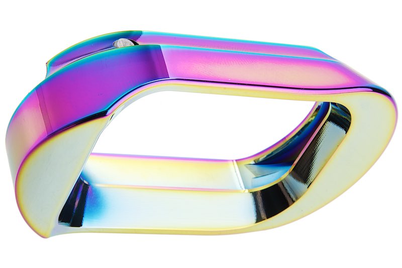 COWCOW Technology Aluminum CNC High Heel Magwell for Marui Hi-Capa GBB (Rainbow)