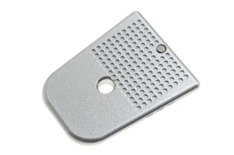 COWCOW Technology D02 Dottac Magazine Base for Marui Hi-Capa GBB Airsoft Magazine (Silver)