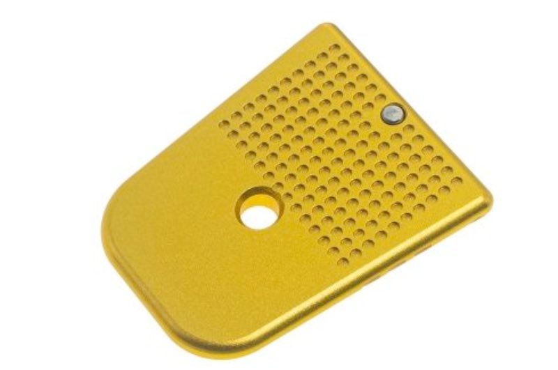 COWCOW Technology D02 Dottac Magazine Base for Marui Hi-Capa GBB Airsoft Magazine (Gold)