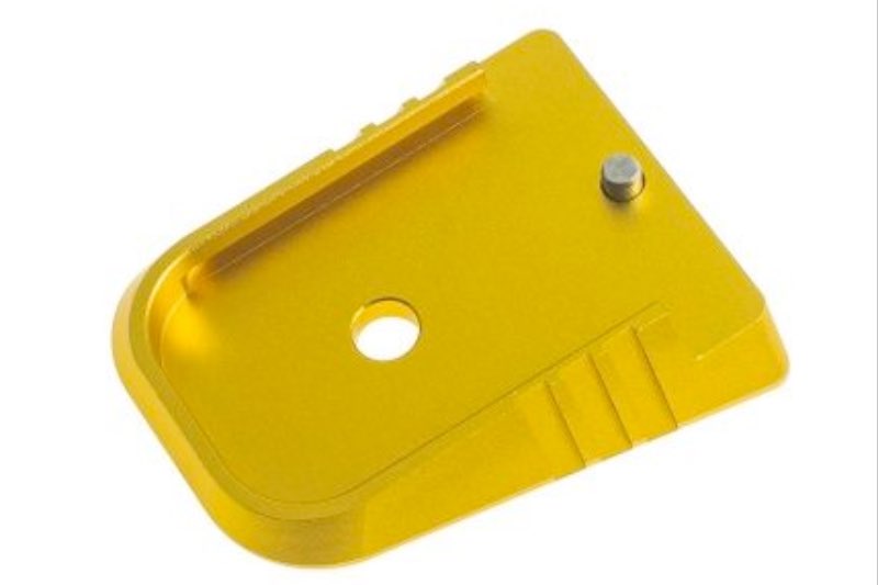 COWCOW Technology D02 Dottac Magazine Base for Marui Hi-Capa GBB Airsoft Magazine (Gold)