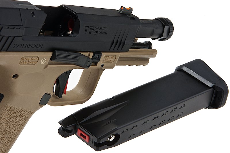 Cybergun CANiK x SAI TP9 Elite Combat GBB Airsoft Pistol (2 Tone)