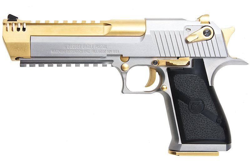 Cybergun (WE) Desert Eagle L6 .50AE GBB Airsoft Pistol (Silver/Golden)