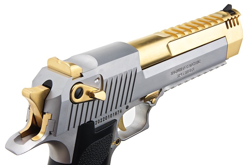 Cybergun (WE) Desert Eagle L6 .50AE GBB Airsoft Pistol (Silver/Golden)