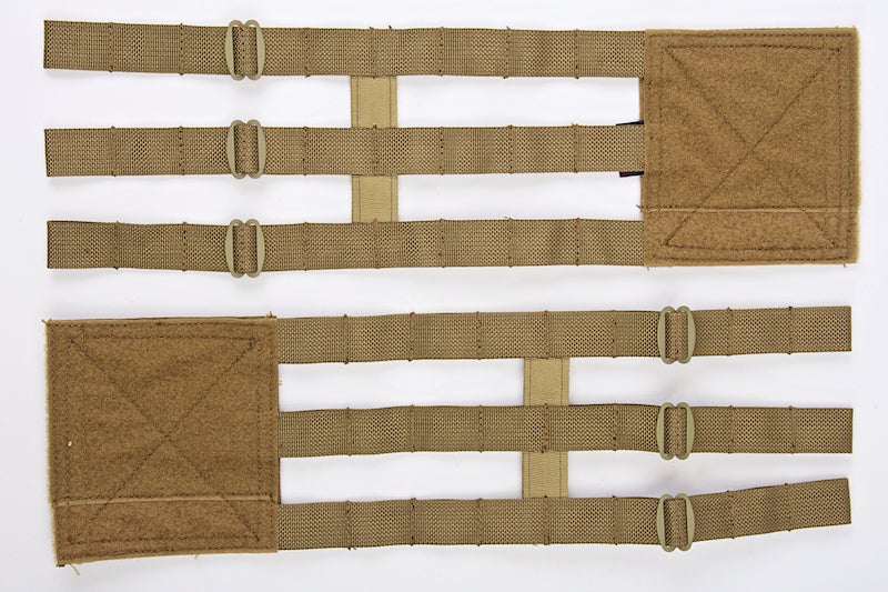 Crye Precision (By ZShot) Adaptive Vest System (AVS) 3-Band Skeletal Cummerbund (L Size / Coyote Brown)