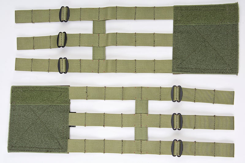 Crye Precision (By ZShot) Adaptive Vest System (AVS) 3-Band Skeletal Cummerbund (L Size / Ranger Green)