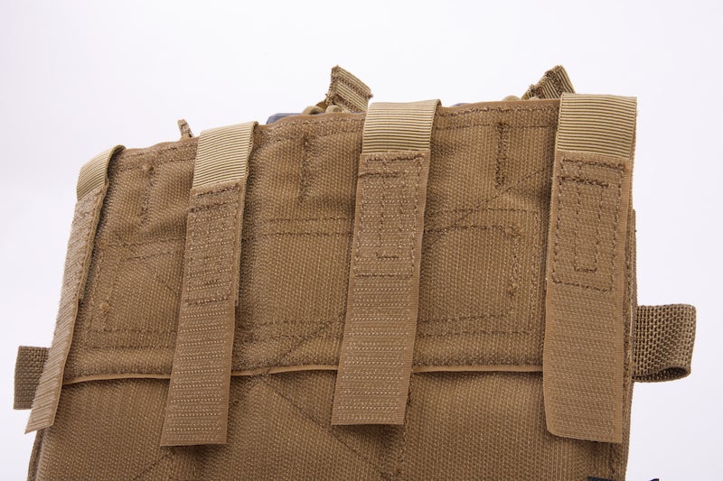 Crye Precision (By ZShot) AVS / JPC Molle Front Flap w/ Flat M4 Pouches (Coyote Brown)