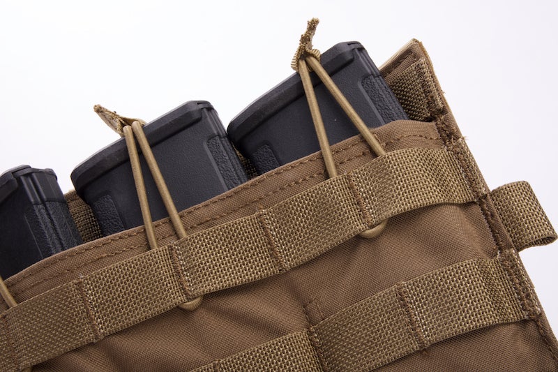 Crye Precision (By ZShot) AVS / JPC Molle Front Flap w/ Flat M4 Pouches (Coyote Brown)