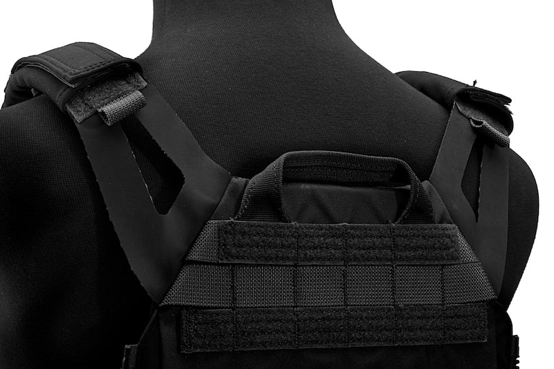 Crye Precision (By ZShot) Jumpable Plate Carrier JPC 2.0 w/ Flat M4 Molle Front Flap (L Size / Black)