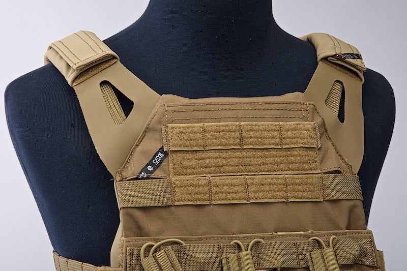 Crye Precision (By ZShot) Jumpable Plate Carrier JPC 2.0 w/ Flat M4 Molle Front Flap (L Size / Coyote Brown)