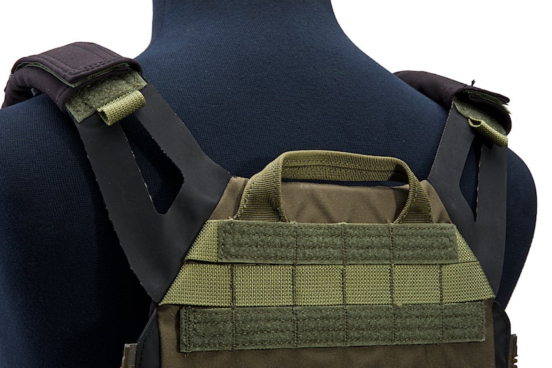 Crye Precision (By ZShot) Jumpable Plate Carrier JPC 2.0 w/ Flat M4 Molle Front Flap (L Size / Ranger Green)