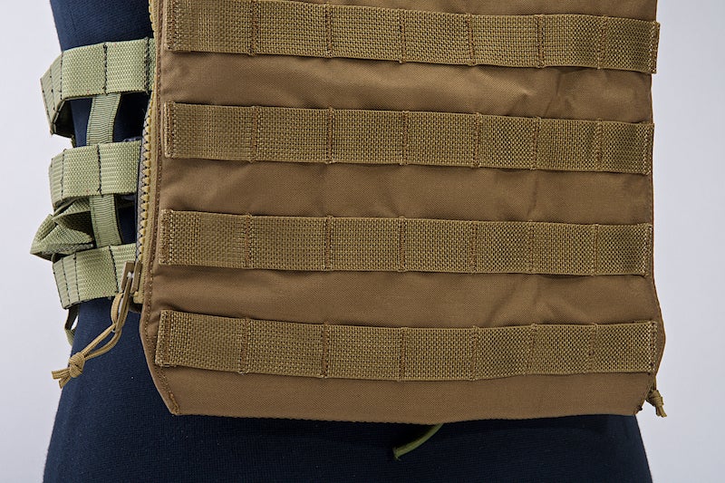 Crye Precision (By ZShot) AVS / JPC Zip-On Molle Back Panel (L Size / Coyote Brown)