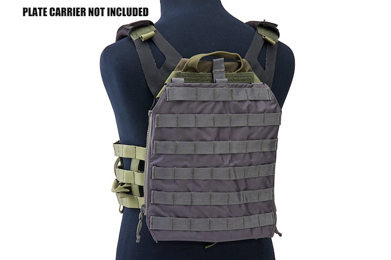 Crye Precision (By ZShot) AVS / JPC Zip-On Molle Back Panel (L Size / Grey)