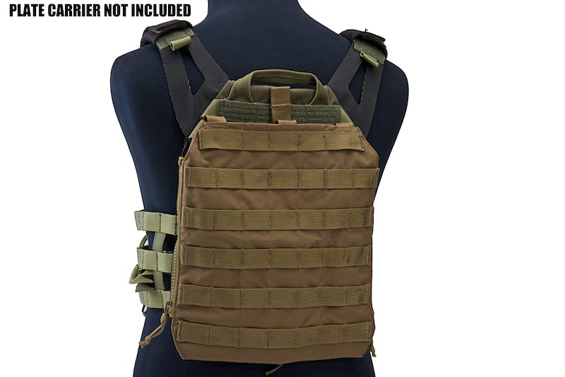 Crye Precision (By ZShot) AVS / JPC Zip-On Molle Back Panel (M Size / Coyote Brown)