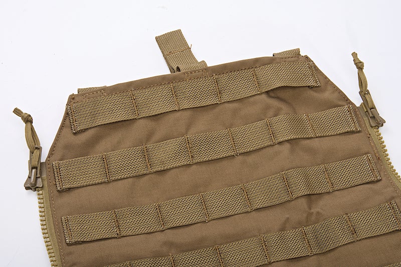 Crye Precision (By ZShot) AVS / JPC Zip-On Molle Back Panel (M Size / Coyote Brown)