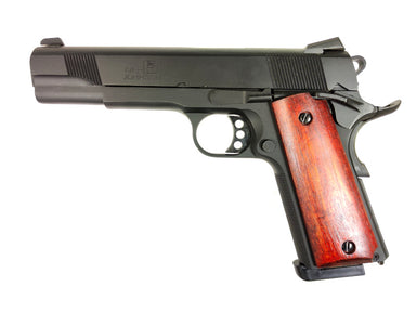 EA Metal Airsoft 1911 Gas Pistol (Wood Grip)