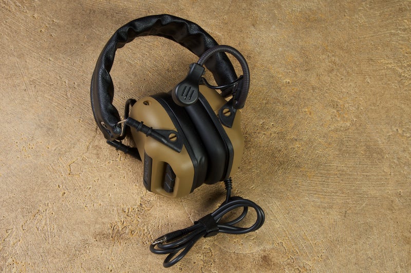 Roger Tech EVO406-C Electronic Hearing Protection (AUX Wired Ver./ Dark Earth)