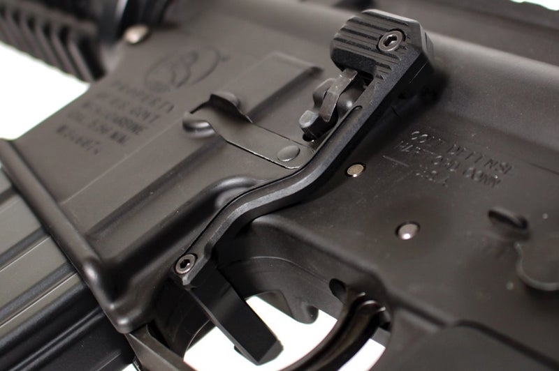 First Factory M4 Custom Ambi Bolt Catch for M4 Standard/ Next Gen AEG Rifle