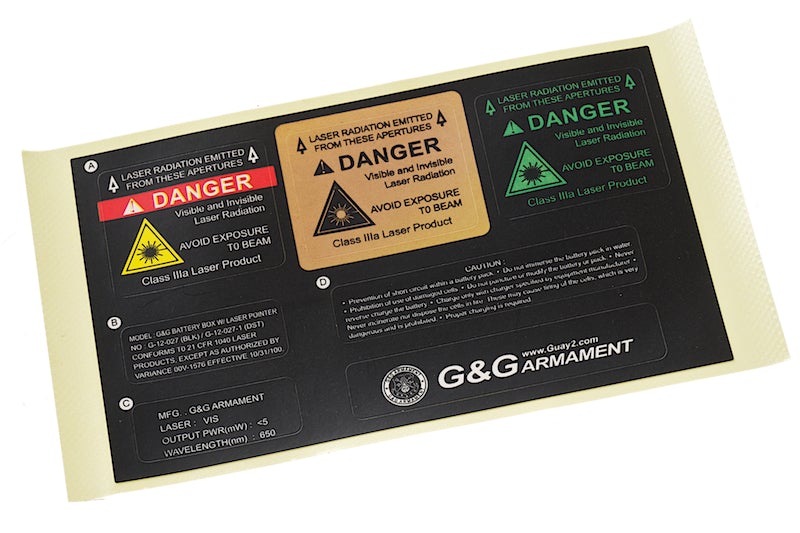G&G Battery Case w/ Laser Pointer-DST