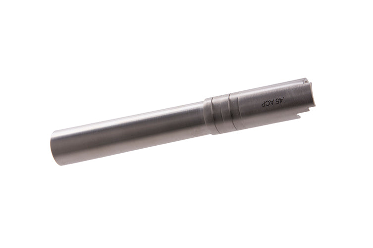 Guarder 2 Way Steel Outer Barrel for Marui/ KJ Works Hi-Capa 5.1 GBB Airsoft Pistol (Silver)