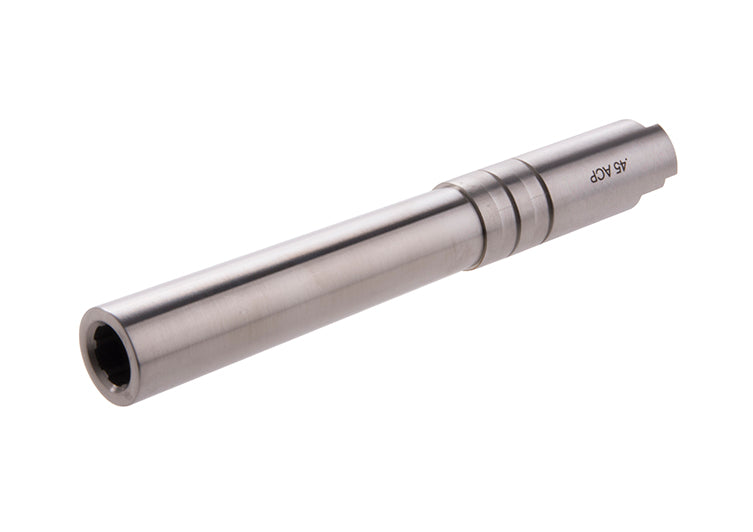 Guarder 2 Way Steel Outer Barrel for Marui/ KJ Works Hi-Capa 5.1 GBB Airsoft Pistol (Silver)